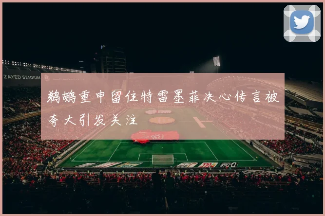 鹈鹕重申留住特雷墨菲决心传言被夸大引发关注